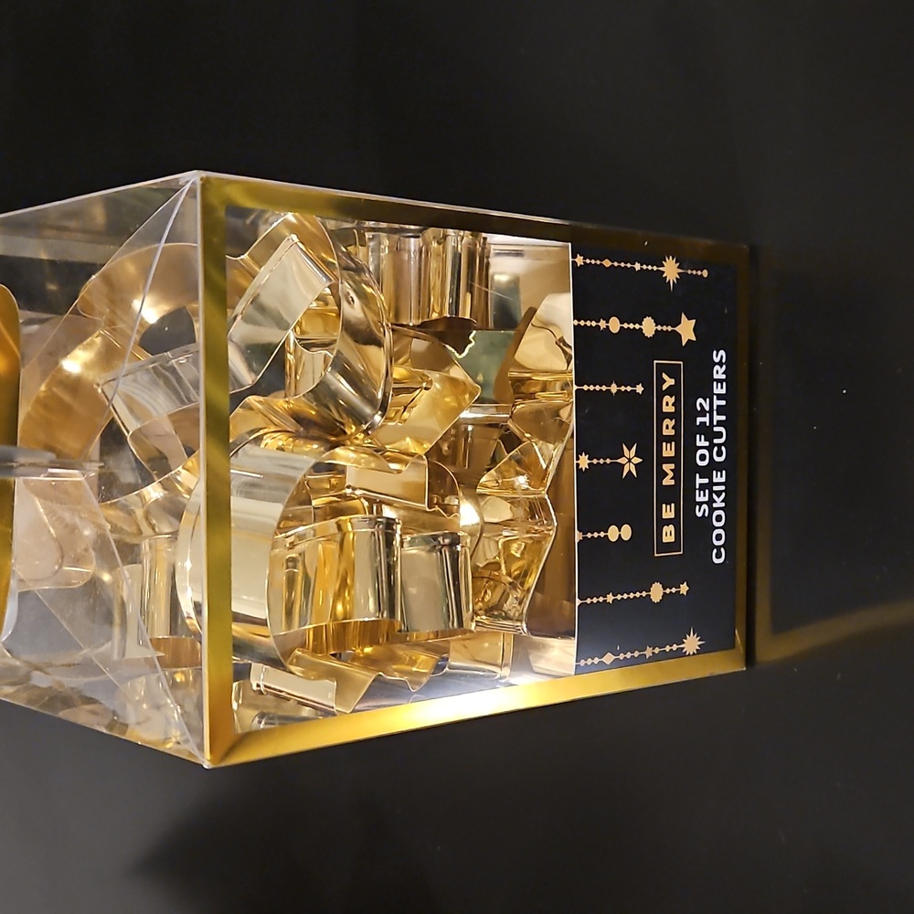 Merry Vibes Cookie Cutters, Set of 12, NWT